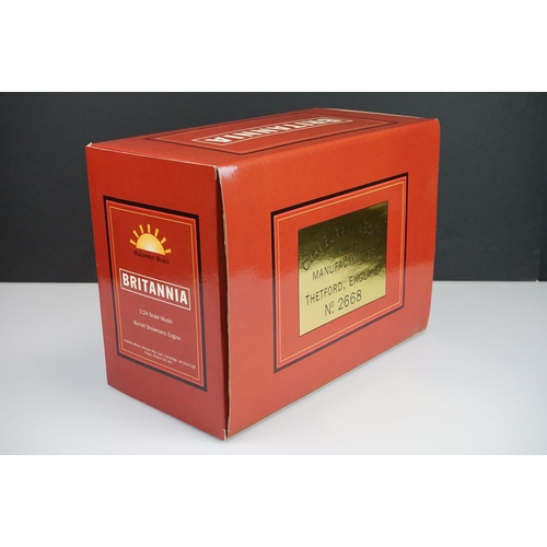 1016 - Boxed Midsummer Models 1:24 MSM001 Britannia Burrell Showmans Engine diecast model, ex