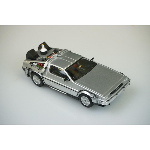 1024 - Cased Scalextric C4249 DeLorean Back to the Future 2 slot car