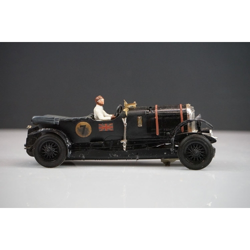 1030 - Boxed Triang Scalextric Vintage Racing Car Bentley C64 in black with driver, showing wear, gd overal... 