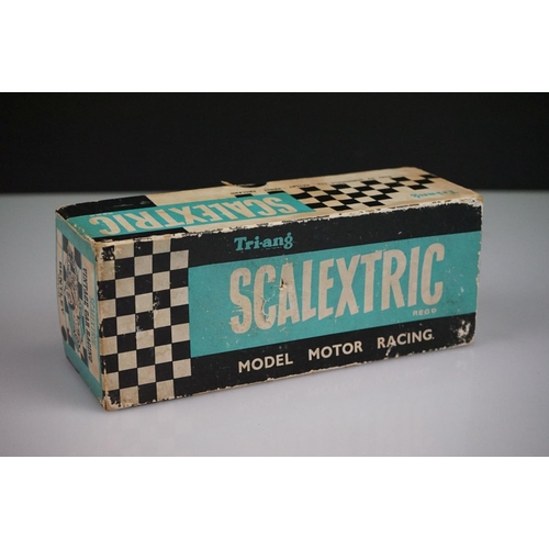 1030 - Boxed Triang Scalextric Vintage Racing Car Bentley C64 in black with driver, showing wear, gd overal... 