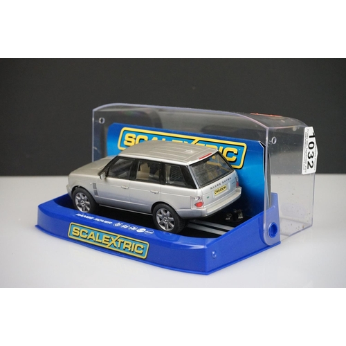 1032 - Cased Scalextrix C2819 Range Rover 