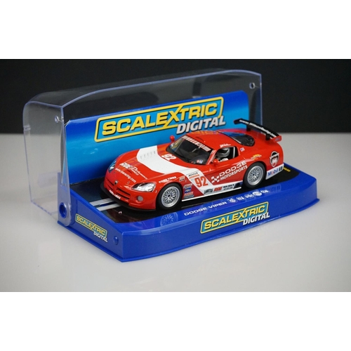 1036 - Five cased / boxed Digital Scalextric slot cars to include 4 x Sport Digital (C2664D Porsche 911 GT3... 