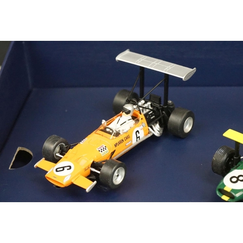 1038 - Boxed ltd edn Scalextric Legends C3589A McLaren M7c Vs Brabham BT26A slot car set