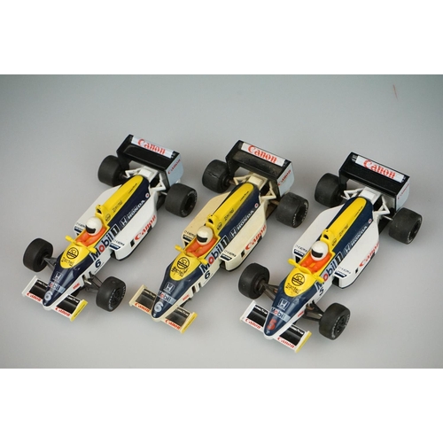 1047 - Around 30 Scalextric slot cars to include F1 & Sport examples, circa 1980s onwards plus 6 x empty ca... 