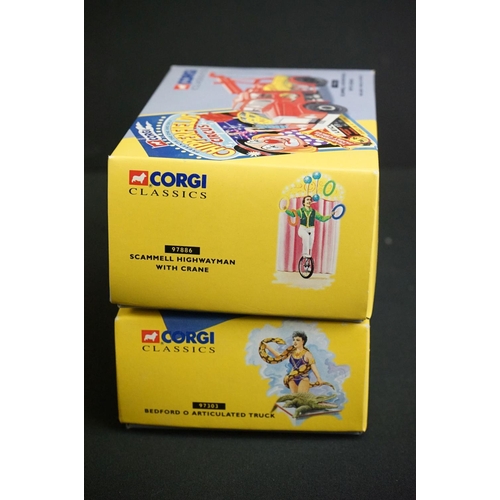 1049 - Six boxed Corgi Chipperfield Circus diecast models to include 97896, 97886, 97303, 97915, 96905 & 97... 