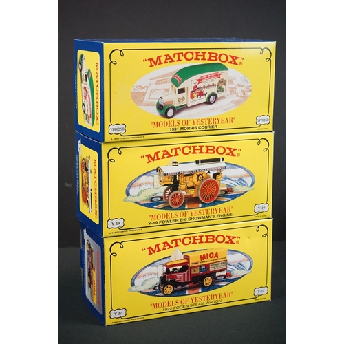 1051 - 27 Boxed Matchbox Models of Yesteryear diecast models to include Y-1, Y-2, Y-3, Y-4, Y-5, etc (dieca... 