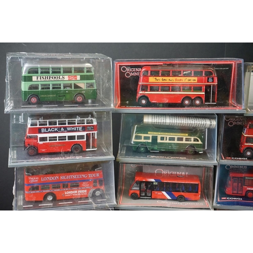 1061 - 45 Cased Corgi Original Omnibus ltd edn diecast models with COAs, featuring sealed examples, to incl... 