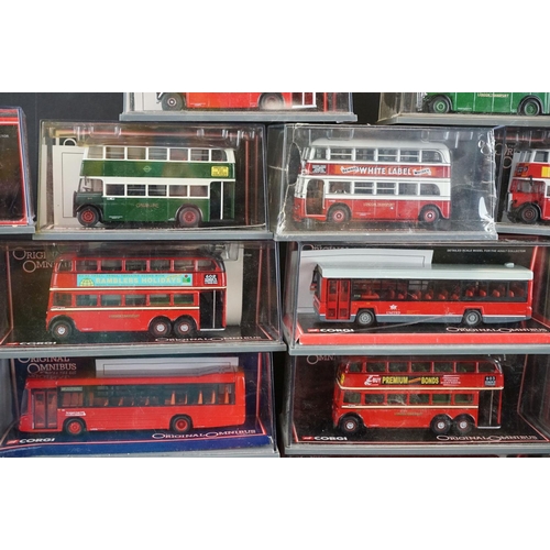 1061 - 45 Cased Corgi Original Omnibus ltd edn diecast models with COAs, featuring sealed examples, to incl... 