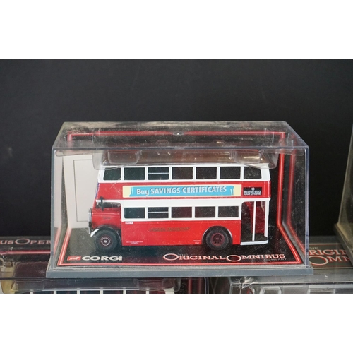 1061 - 45 Cased Corgi Original Omnibus ltd edn diecast models with COAs, featuring sealed examples, to incl... 