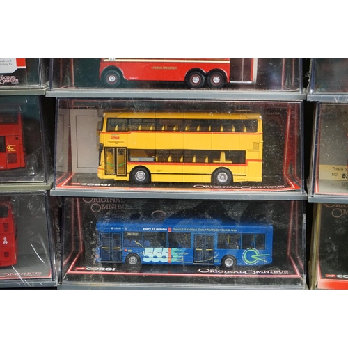 1061 - 45 Cased Corgi Original Omnibus ltd edn diecast models with COAs, featuring sealed examples, to incl... 