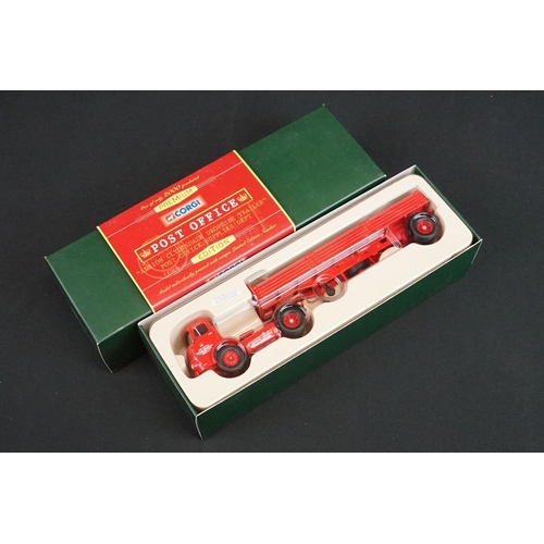 1071 - Four Boxed / cased Corgi diecast models to include 2 x cased Modern Trucks 75502 Leyland-DAF Box Tra... 