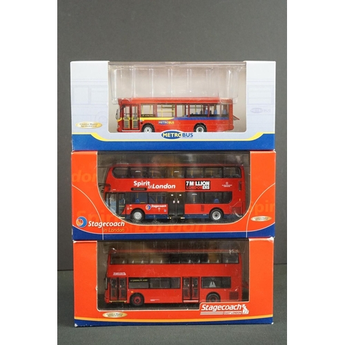 1075 - 13 Boxed Creative Master Northcord 1:76 ltd edn diecast model buses to include 4 x Enviro 200 Dart (... 