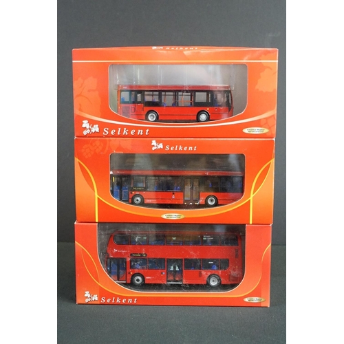 1075 - 13 Boxed Creative Master Northcord 1:76 ltd edn diecast model buses to include 4 x Enviro 200 Dart (... 