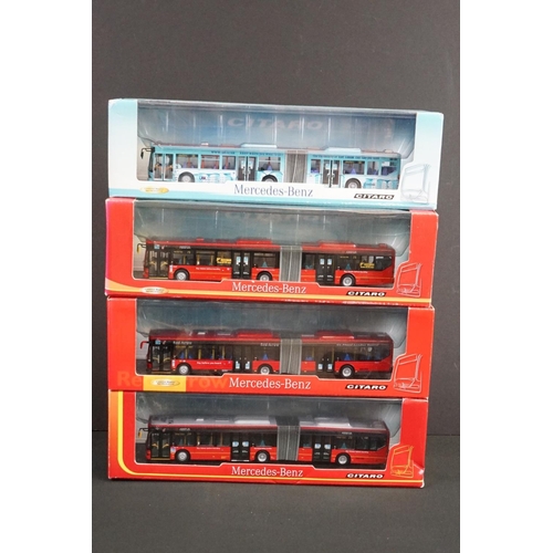 1076 - 11 Boxed Creative Master Northcord 1:76 ltd edn diecast Mercedes-Benz Citaro model buses, to include... 