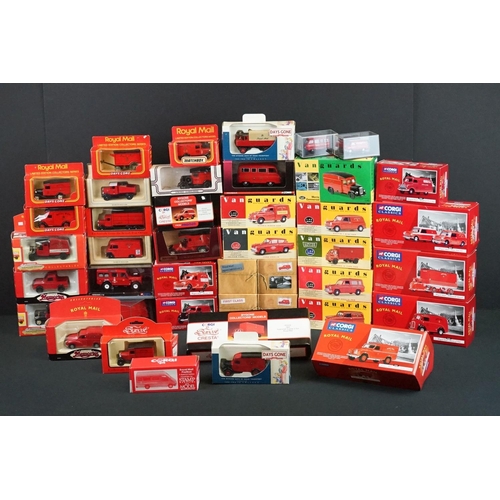 1077 - 40 Boxed / cased Royal Mail diecast models to include 18 x Corgi models (7 x Corgi Classics with cer... 