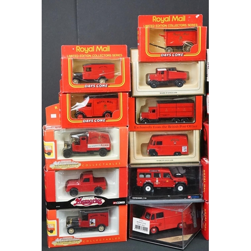 1077 - 40 Boxed / cased Royal Mail diecast models to include 18 x Corgi models (7 x Corgi Classics with cer... 