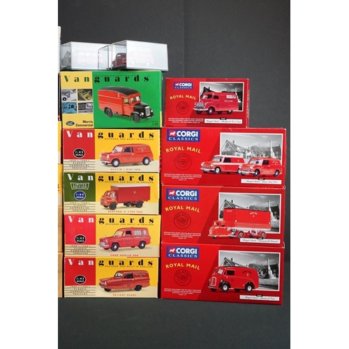 1077 - 40 Boxed / cased Royal Mail diecast models to include 18 x Corgi models (7 x Corgi Classics with cer... 