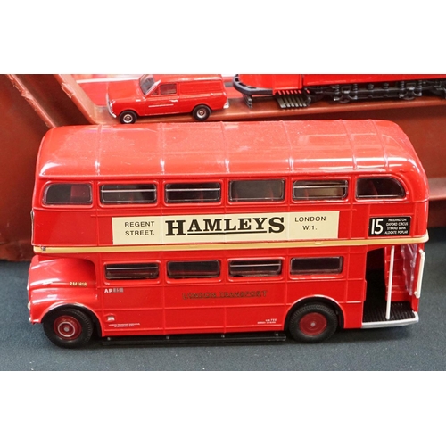 1081 - Collection of over 40 mostly unboxed diecast models, mainly public transport related, predominantly ... 