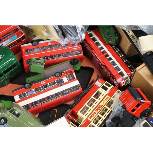 1081 - Collection of over 40 mostly unboxed diecast models, mainly public transport related, predominantly ... 