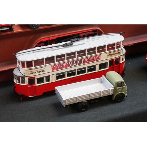 1081 - Collection of over 40 mostly unboxed diecast models, mainly public transport related, predominantly ... 