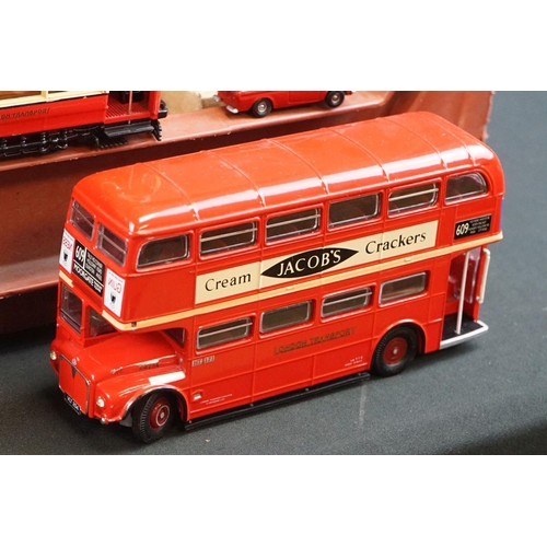 1081 - Collection of over 40 mostly unboxed diecast models, mainly public transport related, predominantly ... 