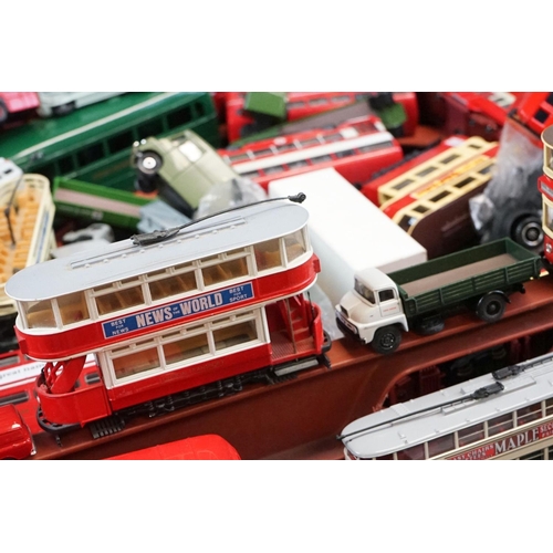 1081 - Collection of over 40 mostly unboxed diecast models, mainly public transport related, predominantly ... 