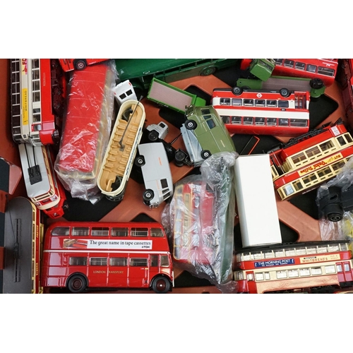 1081 - Collection of over 40 mostly unboxed diecast models, mainly public transport related, predominantly ... 