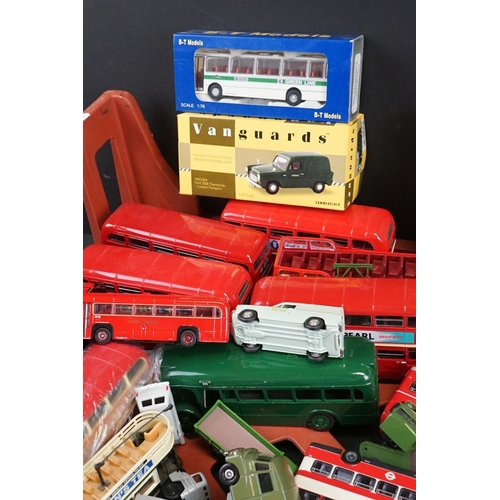 1081 - Collection of over 40 mostly unboxed diecast models, mainly public transport related, predominantly ... 