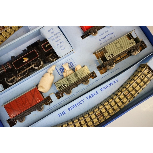 239 - Boxed Hornby Dublo EDG17 Tank Goods Train BR Set complete with locomotive, rolling stock and track