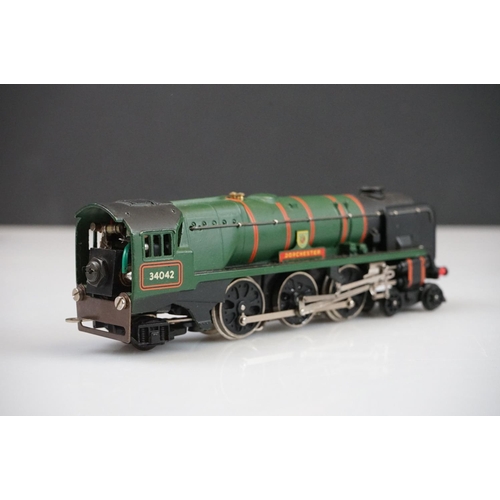 241 - Boxed Hornby Dublo 3235 4-6-2 SR West County Locomotive Dorchester & Tender, with paperwork