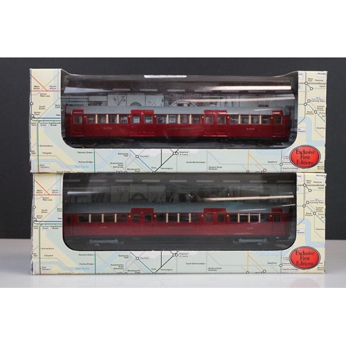 243 - Set of four boxed EFE Exclusive First Editions London Underground 1938 Northern Line Tube Stock 1:76... 