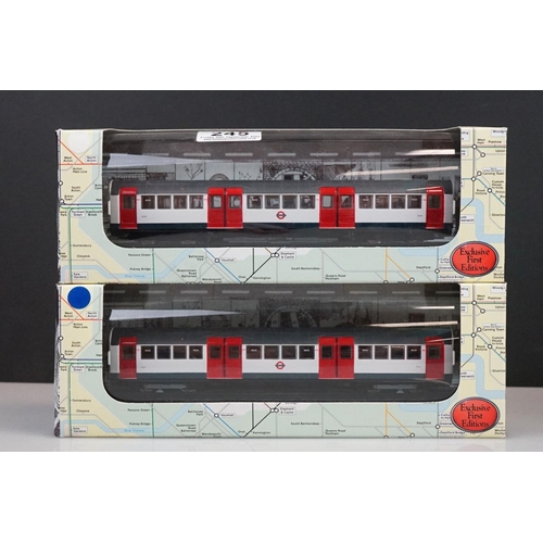 245 - Set of four boxed EFE Exclusive First Editions London Underground 1959 Northern Line Tube Stock 1:76... 