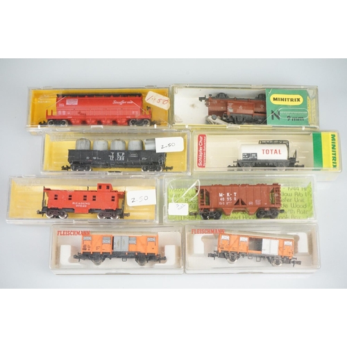 248 - 30 Boxed / cased N gauge items of rolling stock to include 10 x Atlas, 4 x Industrial Rail, 3 x Rapi... 