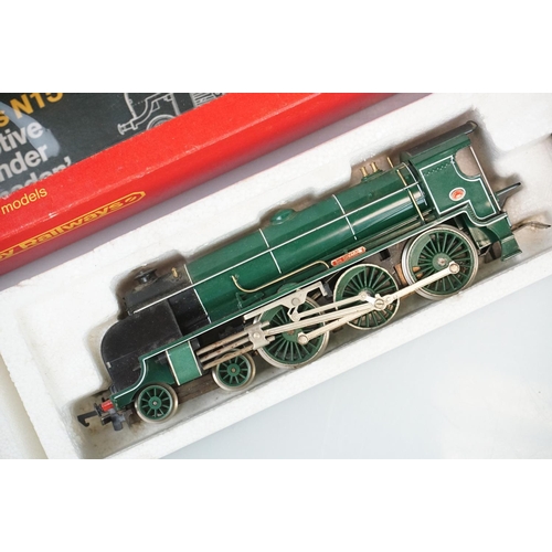 249 - Three boxed OO gauge locomotives to include Hornby R154 SR Loco Sir Dinadan and 2 x Lima and 2 unbox... 