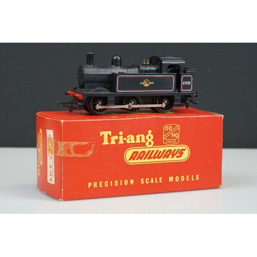 253 - Five boxed Triang OO gauge locomotives to include R153 0-6-0 Saddle Tank Loco electric, R152 0-6-0 D... 