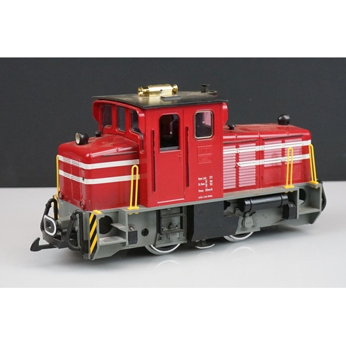 257 - Lehmann G scale Schoema Diesel locomotive in red