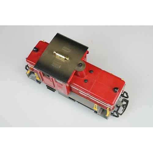 257 - Lehmann G scale Schoema Diesel locomotive in red