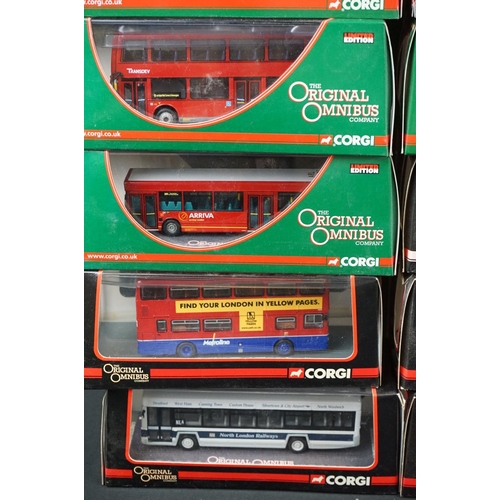 1062 - 38 Cased / boxed Corgi Original Omnibus 1:76 diecast models to include 29 x ltd edn models, featurin... 