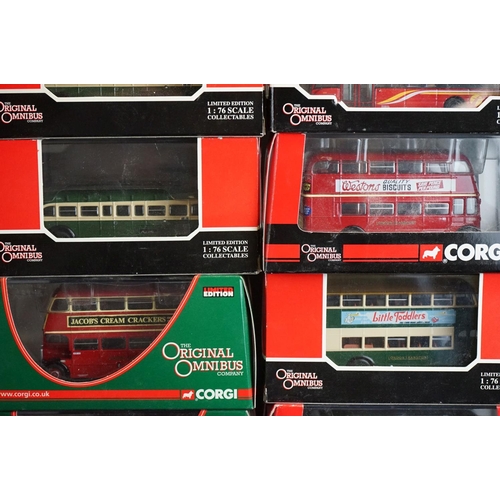 1062 - 38 Cased / boxed Corgi Original Omnibus 1:76 diecast models to include 29 x ltd edn models, featurin... 