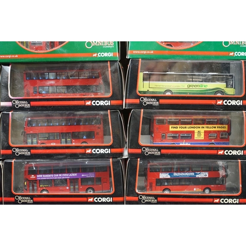 1062 - 38 Cased / boxed Corgi Original Omnibus 1:76 diecast models to include 29 x ltd edn models, featurin... 