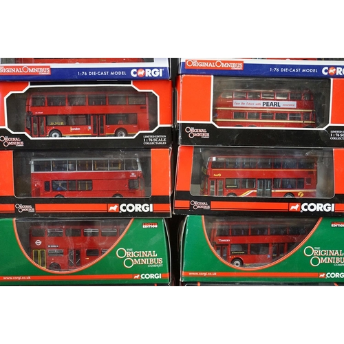 1062 - 38 Cased / boxed Corgi Original Omnibus 1:76 diecast models to include 29 x ltd edn models, featurin... 