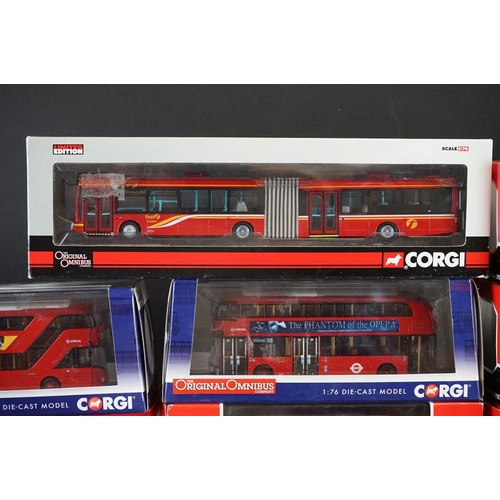 1062 - 38 Cased / boxed Corgi Original Omnibus 1:76 diecast models to include 29 x ltd edn models, featurin... 