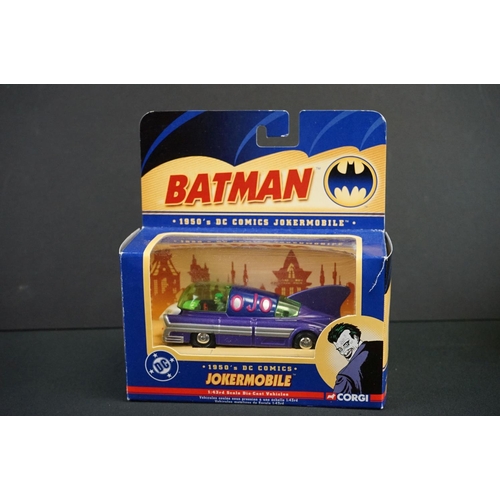 1063 - Seven boxed TV related diecast models to include 2 x Corgi Batman (1950's Jokermobile & 2000 Batmobi... 