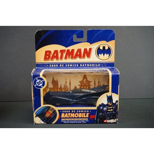 1063 - Seven boxed TV related diecast models to include 2 x Corgi Batman (1950's Jokermobile & 2000 Batmobi... 