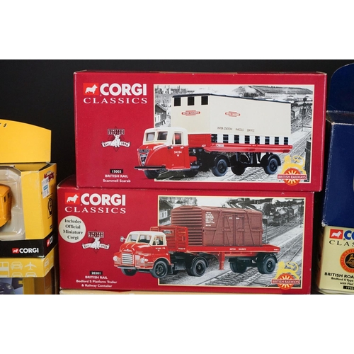 1065 - 15 Boxed Corgi diecast models to include 2 x Vintage Glory of Steam, Guiness 22302 Leyland Super Com... 