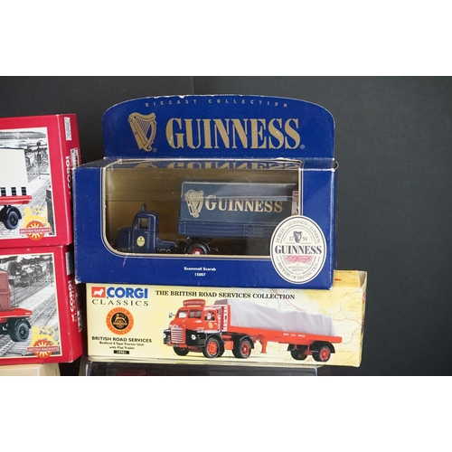 1065 - 15 Boxed Corgi diecast models to include 2 x Vintage Glory of Steam, Guiness 22302 Leyland Super Com... 