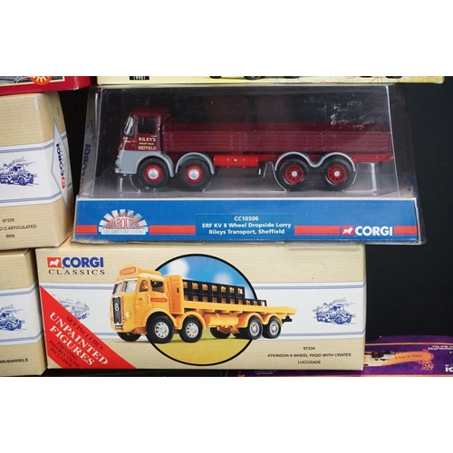 1065 - 15 Boxed Corgi diecast models to include 2 x Vintage Glory of Steam, Guiness 22302 Leyland Super Com... 