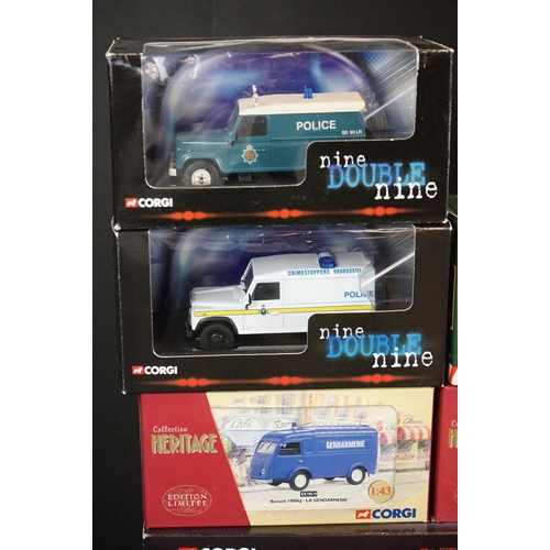 1066 - 13 Boxed Corgi diecast models to include 4 x Heritage Collection, Fire Heroes CSFH14004, 100 Years o... 