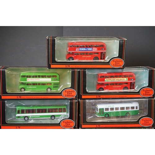 1068 - 22 Boxed EFE Exclusive First Editions diecast models to include 18302 Daimler Fleetline, 15711 Plaxt... 