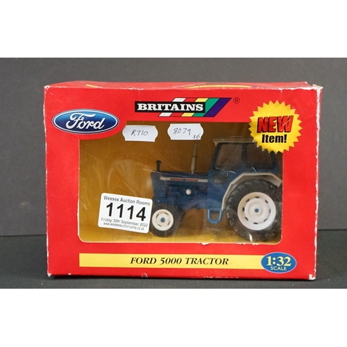 1114 - Six Boxed Britains 1:32 diecast models to include 42848 Land Rover Series 1, 40603 Range Rover, 4311... 